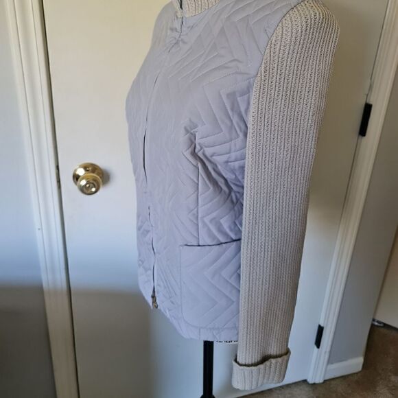 Salvatore Ferragamo Bomber Jacket Dusty Blue - Picture 5 of 13